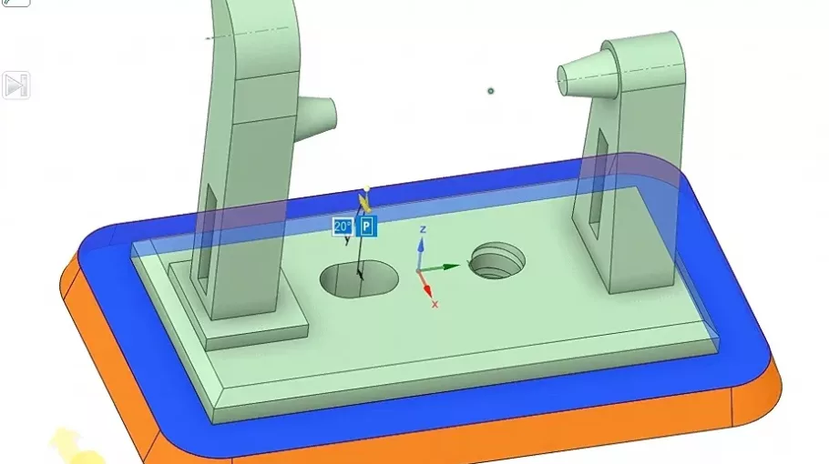 Découvrez les guides outils de la fonction TIRER de ANSYS SpaceClaim en vidéo
