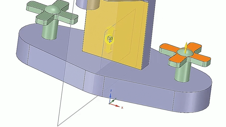 Découvrez la notion de symétrie, de coque et de décalage de ANSYS SpaceClaim en vidéo