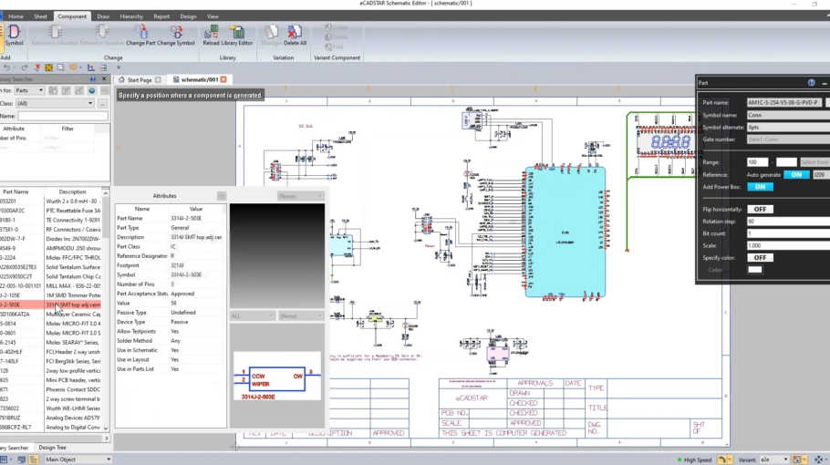 Découvrez comment ajouter des composants dans un schéma avec ZUKEN eCADSTAR en vidéo