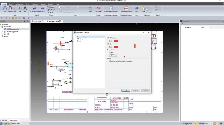 Découvrez la gestion de l'affichage dans un schéma avec ZUKEN eCADSTAR en vidéo